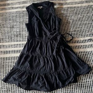 Nine West Size Small Black Wrap Dress